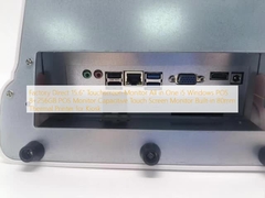 Moniteur à écran tactile direct de l'usine de 15,6 pouces tout en un i5 Windows POS 8+256GB POS Moniteur à écran tactile capacitif Moniteur à écran tactile intégré Imprimante thermique de 80 mm pour kiosque