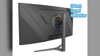 Moniteur de jeu 4K incurvé de 38 pouces, 144 Hz