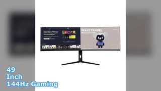 Moniteur de jeu 49 pouces, affichage immersif 144 Hz