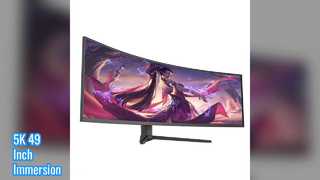 Moniteur de jeu incurvé 5K 49 pouces 165 Hz