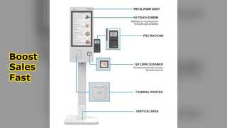 La machine POS de 21,5 pouces augmente l'efficacité de la vente au détail