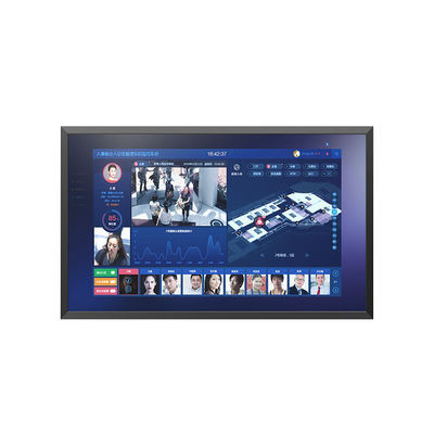 Moniteurs tactiles personnalisés Écran tactile capacitif de 43 pouces Moniteur tactile industriel monté au mur