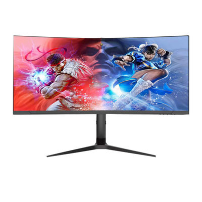Moniteurs à écran incurvé de 34 pouces Moniteur IPS LCD Moniteur 75 Hz 100 Hz Moniteur d'ordinateur de jeu