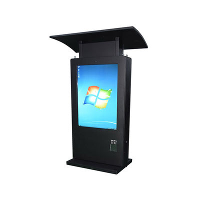 Vente à chaud de haute qualité plancher debout 65 pouces étanche écran LCD Kiosque IP65 publicité extérieure écrans d'affichage numérique
