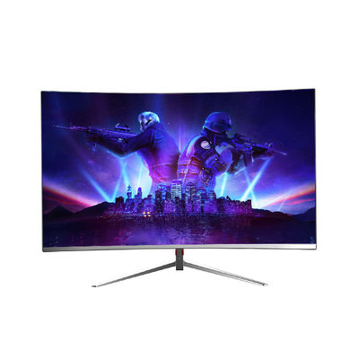 Moniteur de jeu courbé sur mesure de 27 pouces 100 Hz 144 Hz Moniteur LED Moniteur d'écran d'ordinateur blanc