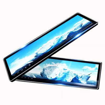 Écran publicitaire à bord Android Ultra large étiré Bar écran LCD pour le supermarché