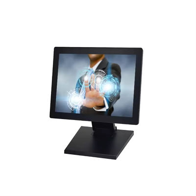 OEM 15 pouces écran tactile Moniteur avec panneau IPS de coque en plastique Stand pour POS