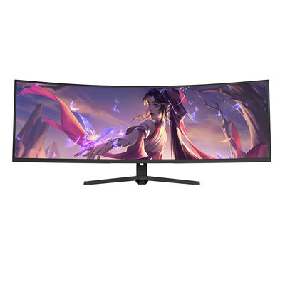 Moniteur 5K Moniteur 49 pouces Moniteur courbé Moniteur de jeu PC avec Freesync 2025 Nouvelle arrivée Haute résolution