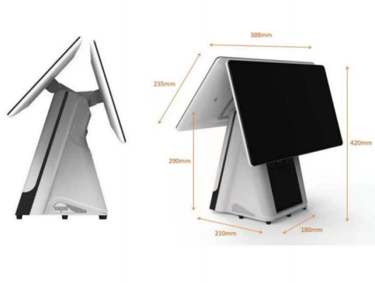 15.6 pouces écran tactile POS Moniteur, Restaurant Retail Systèmes POS tout en un